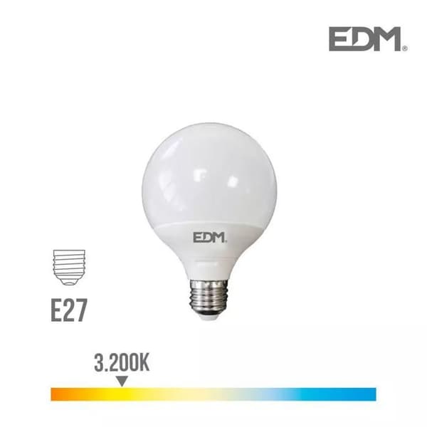 LED-lampa E27 10W Globe G100