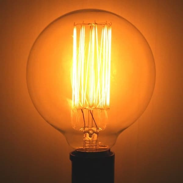 FerroWatt dekorativ glödtrådslampa - FERROWATT - 25W - E27 - Svart - Inomhus