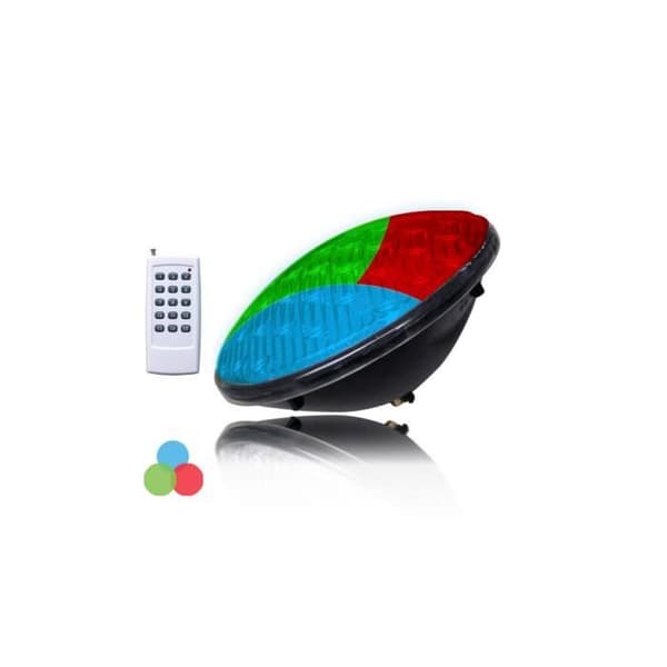 Led simbassänglampa Par56 9w 500lm Rgb Flerfärgad - GENERISK - Ø17,6x6cm
