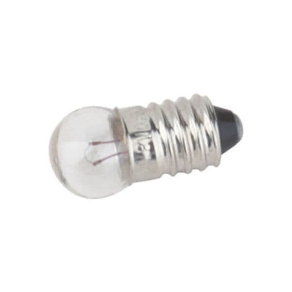 Paket med 100 st E10 3,5V 0,3A Electro DH gängade glödlampor. 12,352/3,5/0,3 8430552088539