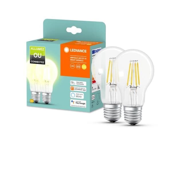 Ampoule LED VolksLicht Bluetooth Mesh - LEDVANCE - E27 - 5W - Vit - Kompatibel med dimmer