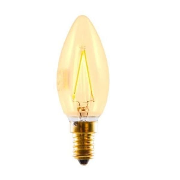 Dekorativ glödlampa - SILVERELECTRONICS - E14 - 3W - Varmt ljus 2200K - Livslängd 20000h