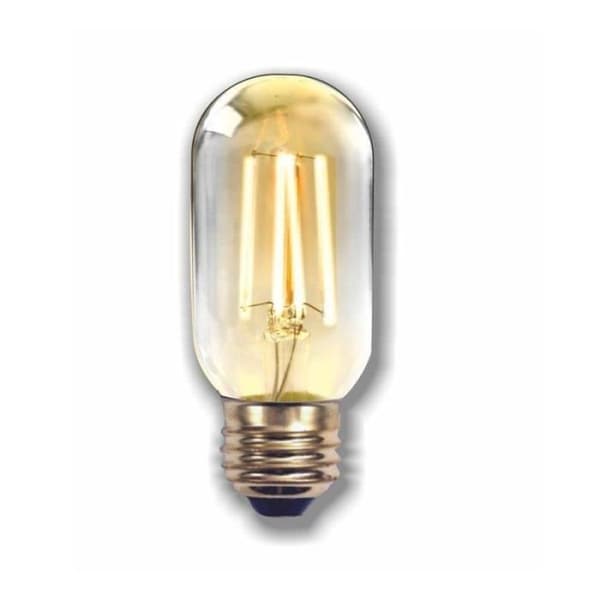 LED-lampa - SILVERELECTRONICS - E27 TUBE - 2W - 2200K - Vintage Yellow