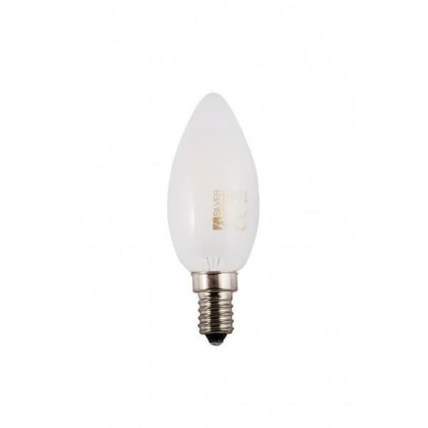LED-lampa - SILVERELECTRONICS - E14 - 3W - 3000K - Varmvit - Flame