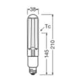 Miniatyrbild 2 av 2: Ampull LED - LEDVANCE - NAV Filament Amber E27 - 23W - 2500lm - Motsvarande 70W