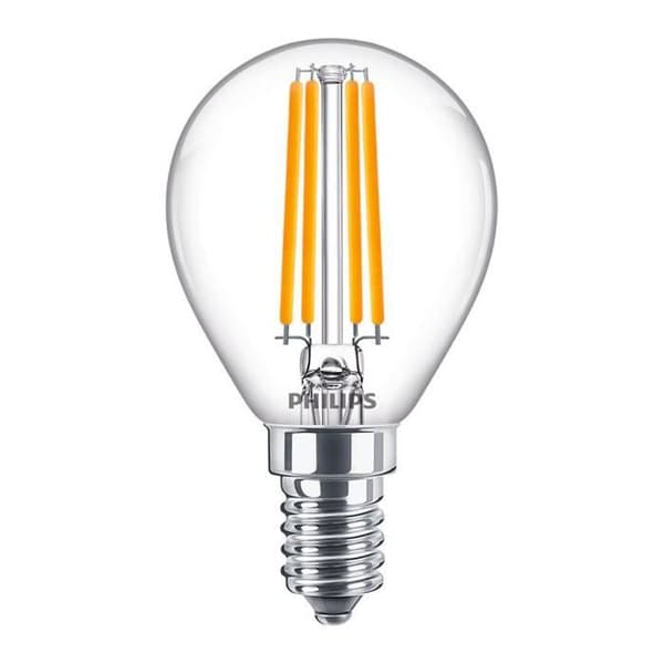 Sfärisk LED-lampa Philips Corepro LEDluster E14 6,5W 806lm - Mycket varm vit