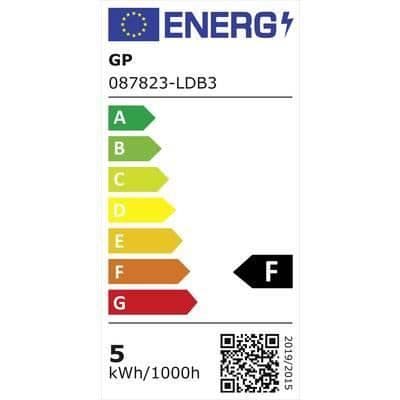 LED CEE: A+ (A++ - E) GP Batterier B35 Kerze 740GPCAN087823B3 E14 N/A Effekt: 5,6 W varmvit N/A 6 kWh/1000h