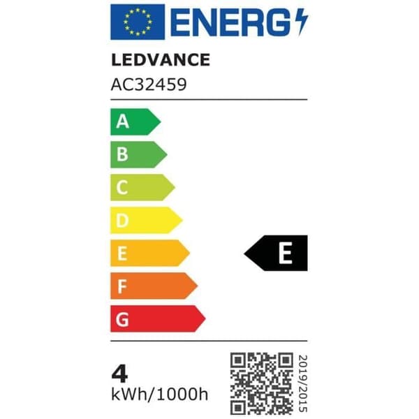Led sfärisk filament 4W E14 varmvit låda med 5 st