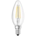 Miniatyrbild 1 av 6: OSRAM LED-lampa Flame clear filament 4W=40 E14 varm