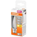 Miniatyrbild 6 av 6: OSRAM LED-lampa Flame frostat glas 4W=40 B22 varm