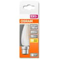 Miniatyrbild 2 av 6: OSRAM LED-lampa Flame frostat glas 4W=40 B22 varm