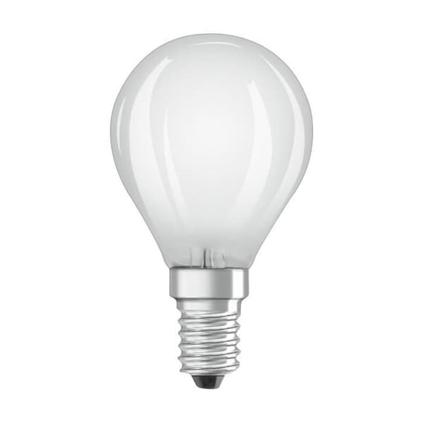OSRAM Sfärisk LED-lampa frostat glas 2,5W=25 E14 varm