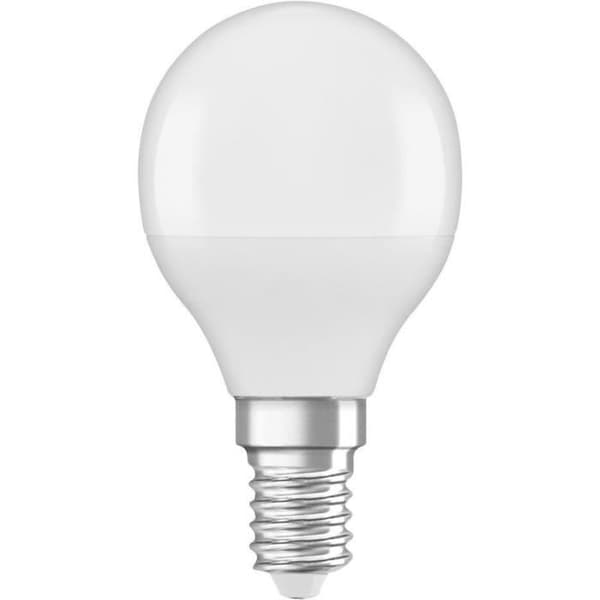 OSRAM Frostad sfärisk LED-lampa med kylare 5W=40 E14 varm