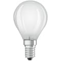 Miniatyrbild 1 av 6: OSRAM Sfärisk LED-lampa frostat glas 4W=40 E14 varm
