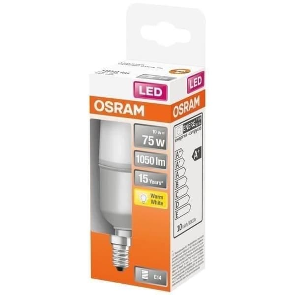OSRAM - Frostad LED-sticka + kylare 10W E14 1050lm 2700K varm