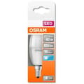 Miniatyrbild 1 av 6: OSRAM Frostad LED-flamma med kylfläns 5,5W=40 E14 kall