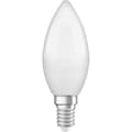 Miniatyrbild 3 av 6: OSRAM LED-lampa frostad låga med kylare 5,5W=40 E14 varm