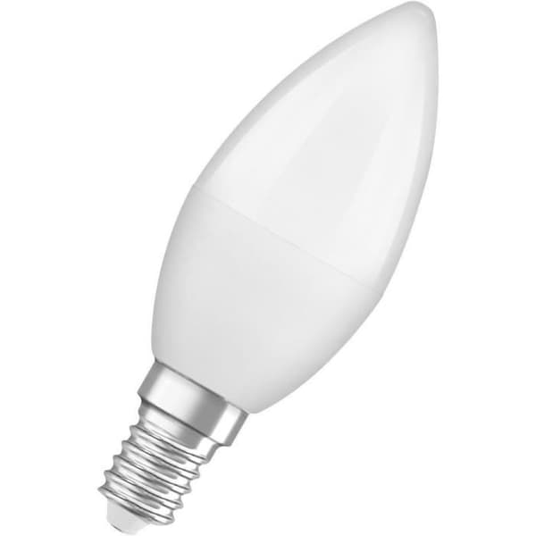 OSRAM LED-lampa frostad låga med kylare 5,5W=40 E14 varm
