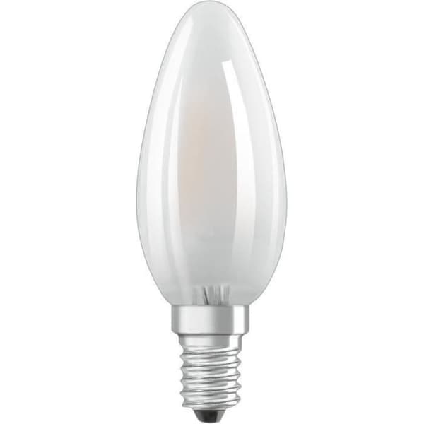 OSRAM LED flame glödlampa frostat glas dimbar 4,5W=40 E14 varm