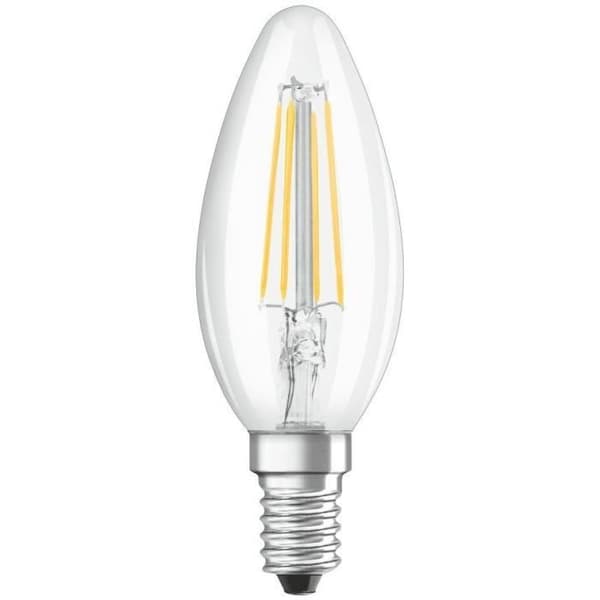 OSRAM LED-lampa klar låga variabel glödtråd 4,5W=40 E14 varm