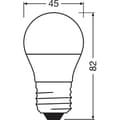 Miniatyrbild 3 av 5: OSRAM - LED sfärisk opal + radiator 5W E27 varm