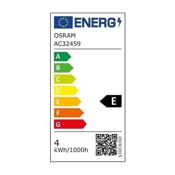 OSRAM - Förpackning med 2 LED sfäriska glas klara 4W E14 470lm 2700K varm