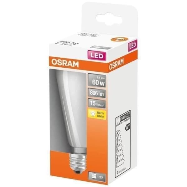 OSRAM - LED Edison opal filament 7W E27 730lm 2700K varm