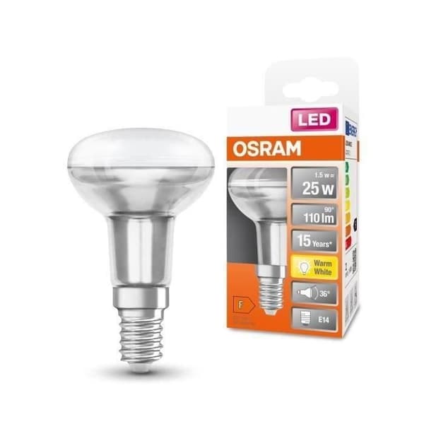 OSRAM - Spot R50 LED klart glas 1.5W E14 110lm 2700K varm