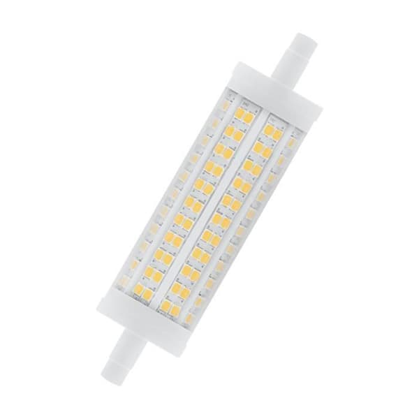 OSRAM LED LINE R7S DIM / LED-rör: R7s, Dimbar, 17,50 W, 150-W-erstatning för, klar, Varmvit, 2700 K