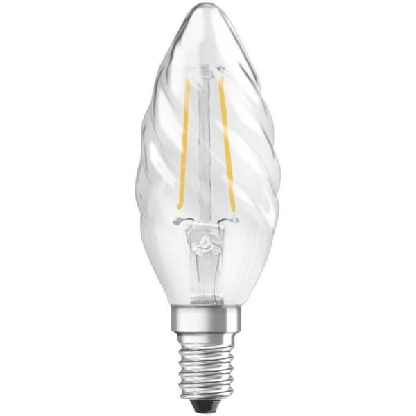OSRAM LED-lampa Flammet wreigt klar filament 2,5W=25 E14 varm