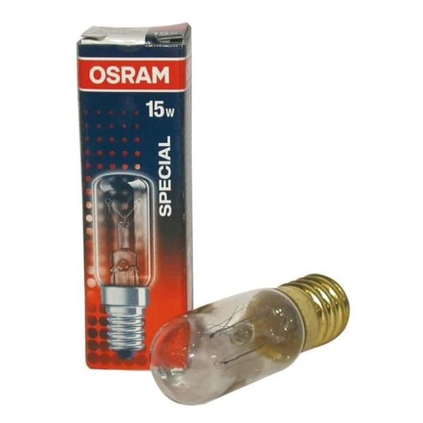 Glödlampa - OSRAM - E14 - 15 W - 17x54 mm - Klar