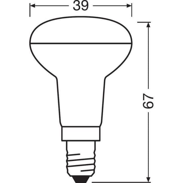 OSRAM - Spot R39 LED klart glas 1.5W E14 110lm 2700K varm