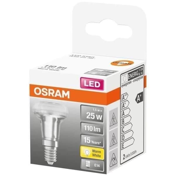 OSRAM - Spot R39 LED klart glas 1.5W E14 110lm 2700K varm
