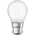 Miniatyrbild 3 av 6: OSRAM Sfärisk LED-lampa frostat glas 4W=40 B22 varm