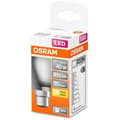 Miniatyrbild 6 av 6: OSRAM Sfärisk LED-lampa frostat glas 4W=40 B22 varm