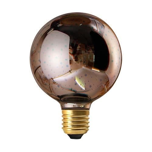 Globe G95 LED Cosmos 3D 4W E27 icke dimbar - Silver