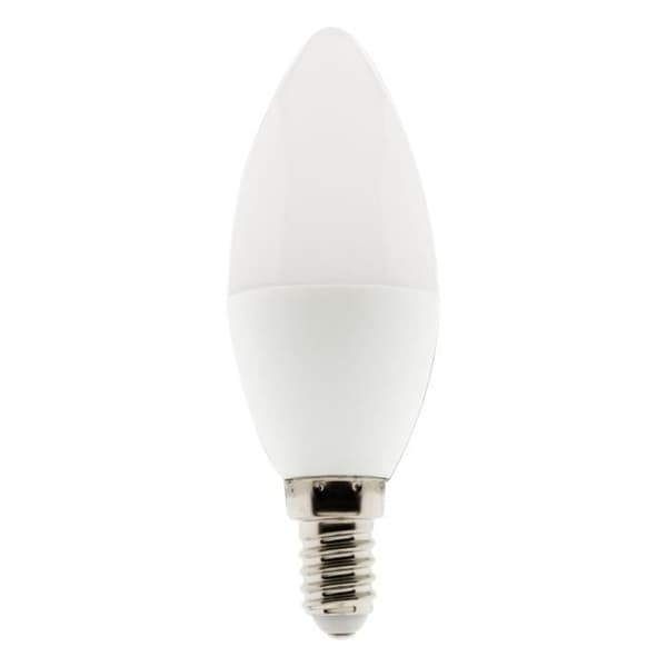 LED-lampa - ELEXITY - Flamma - 5,2W - Varm vit - Variabel ljusstyrka - Dimmerkompatibel