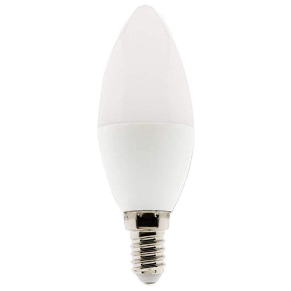 LED-lampa - ELEXITY - Flamma - 5,2W - Varm vit - Variabel ljusstyrka - Dimmerkompatibel