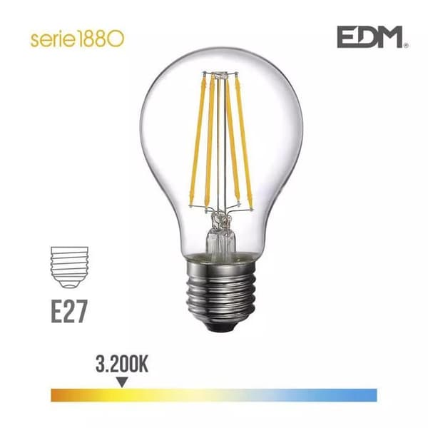 LED-lampa E27 6W Rund A60
