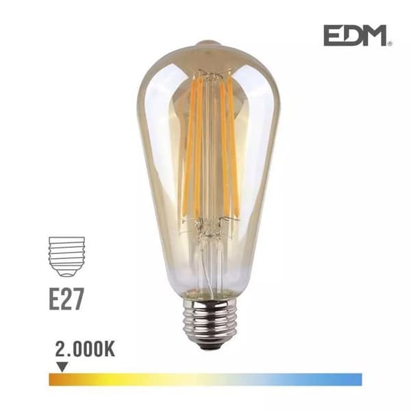 E27 6W ekvivalent LED-lampa