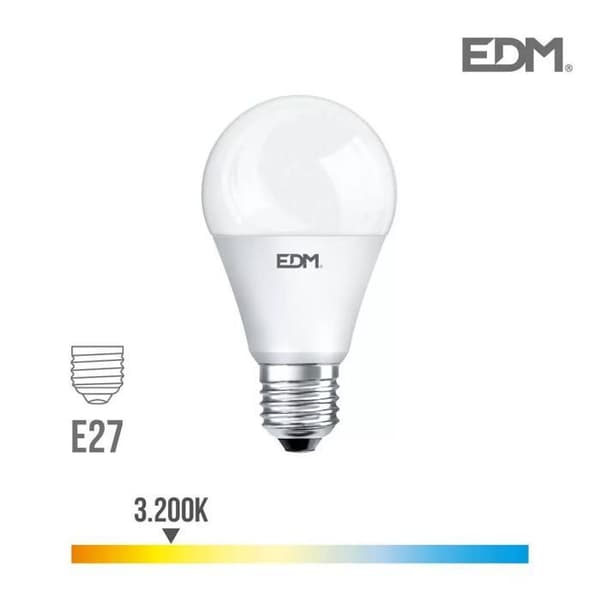 LED-lampa E27 15W Rund A60