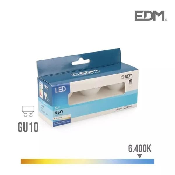 Set med 3 GU10 5W LED Spotlights Dic