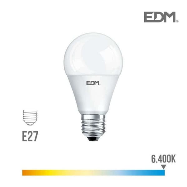 Standard LED-lampa E27 17W 1800 lm 6400k - EDM - EDM 98352