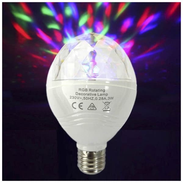 E27 LED-lampa 3W motsvarande