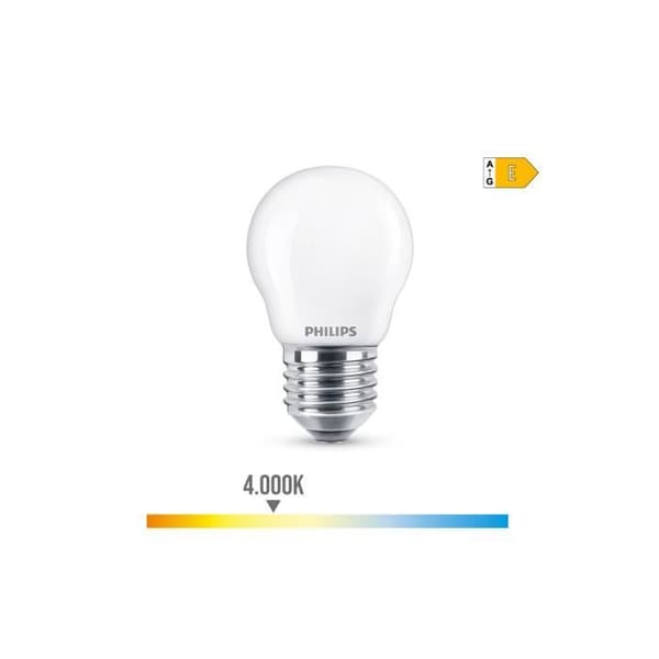 Sfärisk LED-lampa E27 6,5w 806lm 4000k Dagsljus - GENERISK - Ø4,5x7,8cm