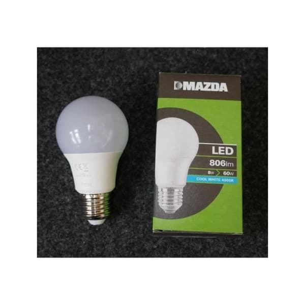 Ampoule LED - PHILIPS - A60 - 8W - 4000K - 806lm - E27 icke-dimmbar