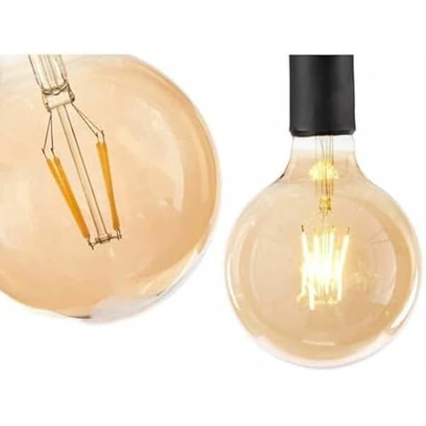 LED-lampa - PRESENTDEKOR - Vintage E27 - Transparent - 4 W - 12,5 x 17,5 x 12,5 cm