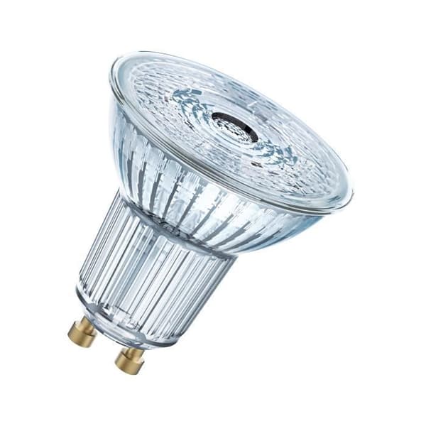 OSRAM Superstar reflektorlampa, GU10-sockel, klarglas, Varmvit (2700K), 350 Lumen, Ersättning för 2700