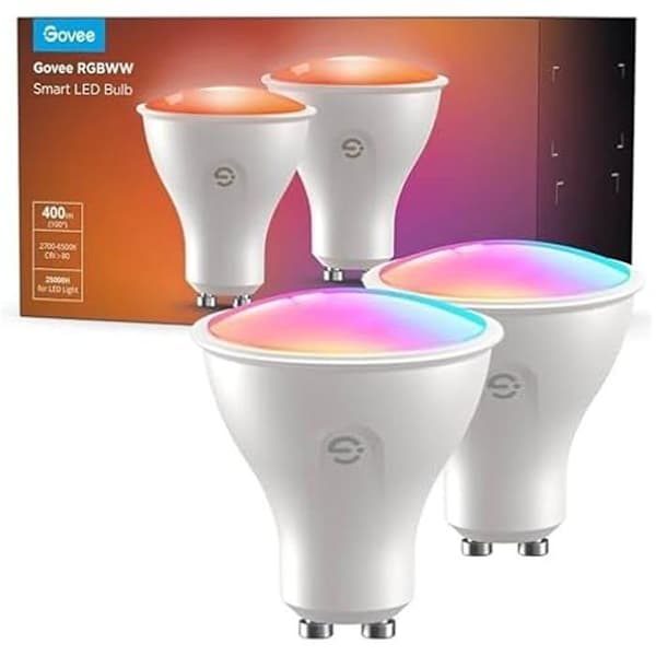 LED-lampa - GOVEE - GU10 - 6W - Flerfärgad - 30000 timmar livslängd