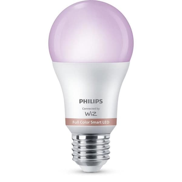 Ansluten LED-lampa - PHILIPS - Smart Led E27 8,5 W 806lm 2200K-6500K - Varmvit - Kompatibel med dimmer